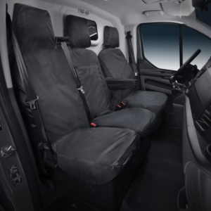 HDD* Sedežna prevleka za dvojni sovoznikov sedež, črna